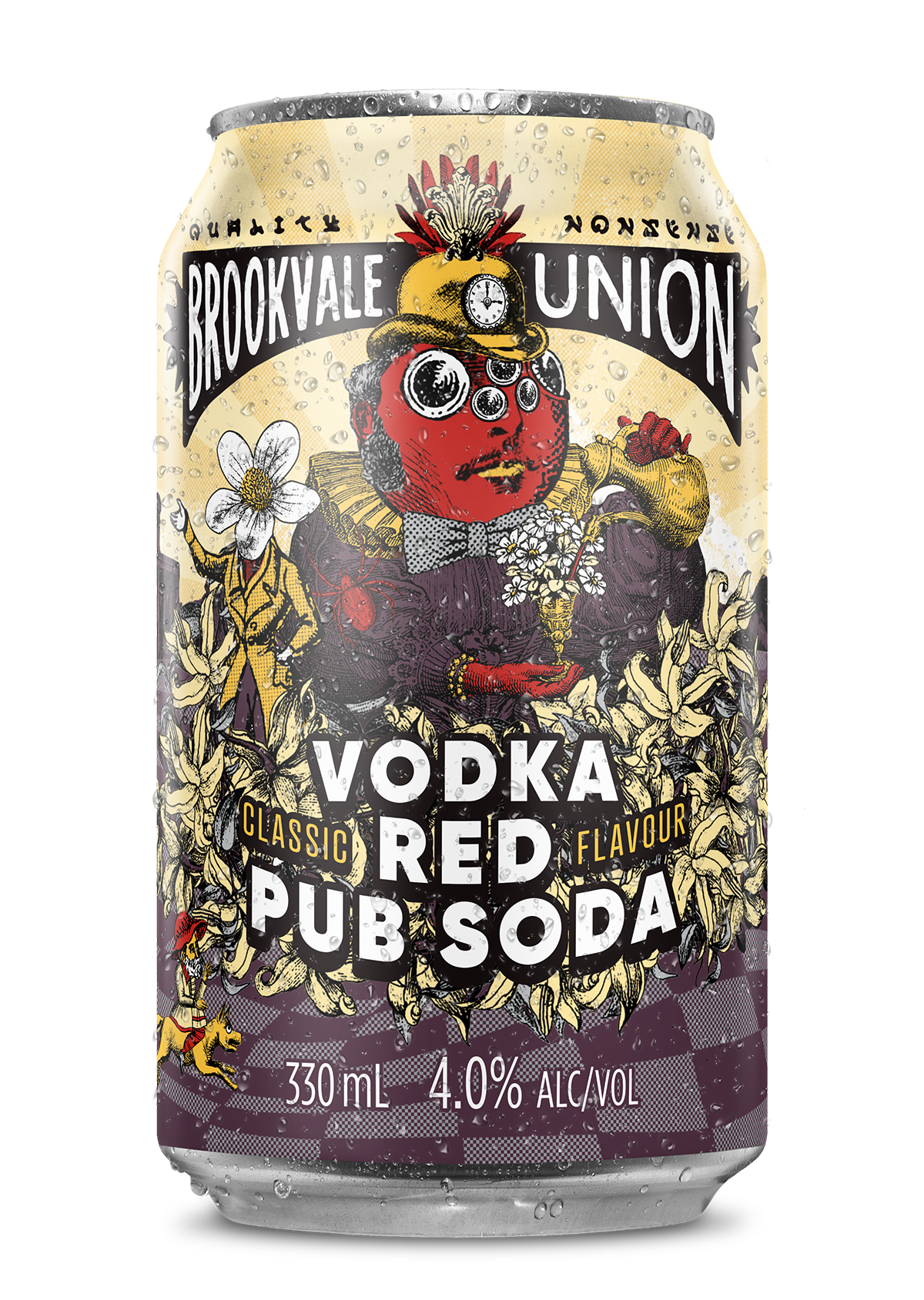Vodka Red Pub Soda - 330mL Can